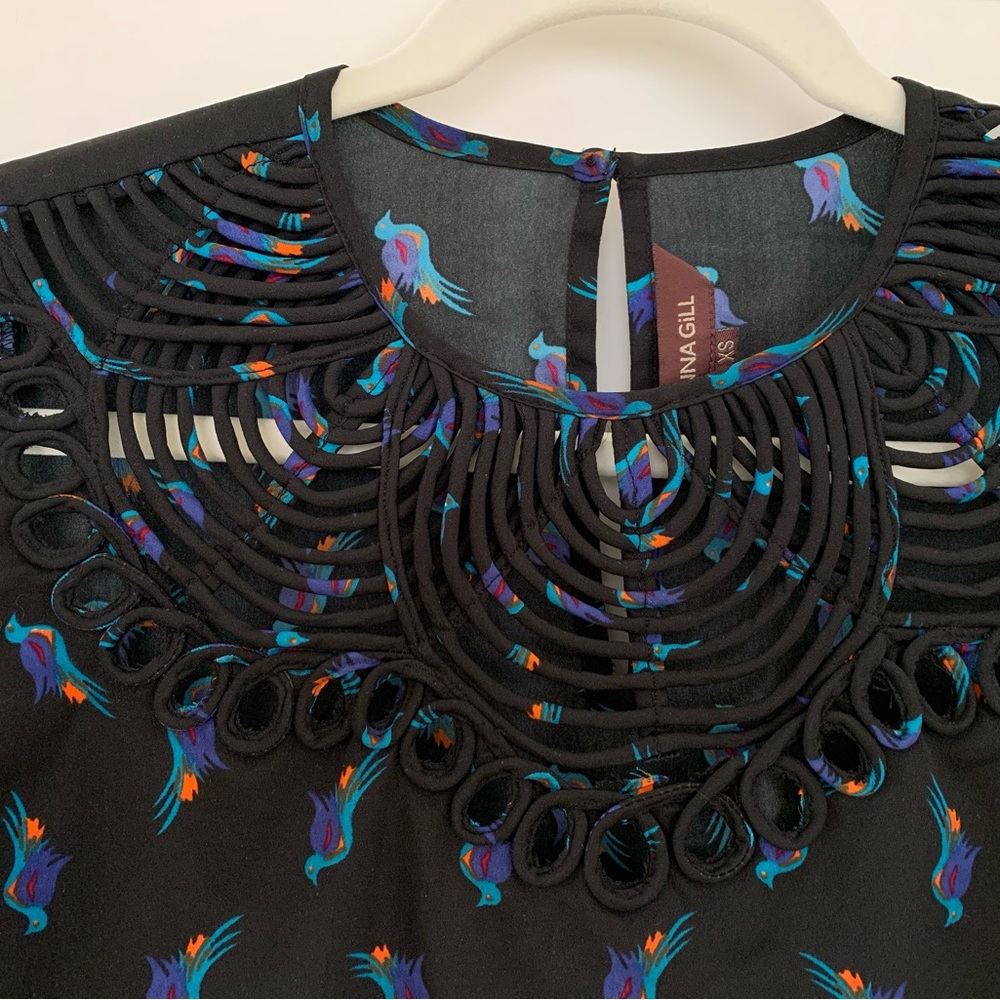 Anthropologie top, XS, runs large!